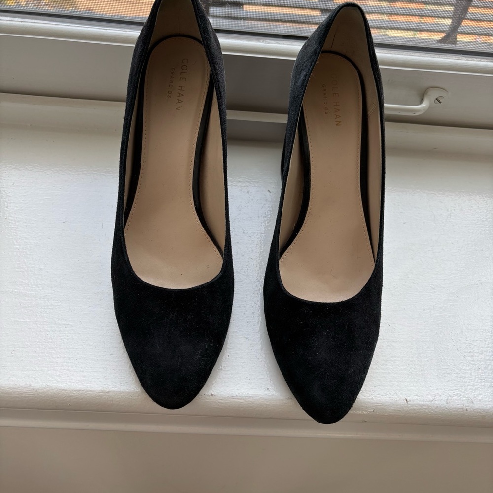 Cole Haan Women's Black Suede Pumps